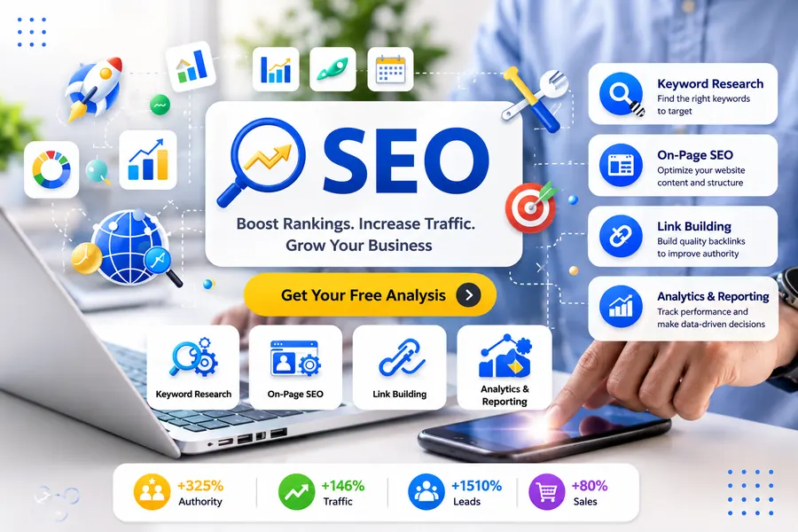 SEO services showcase